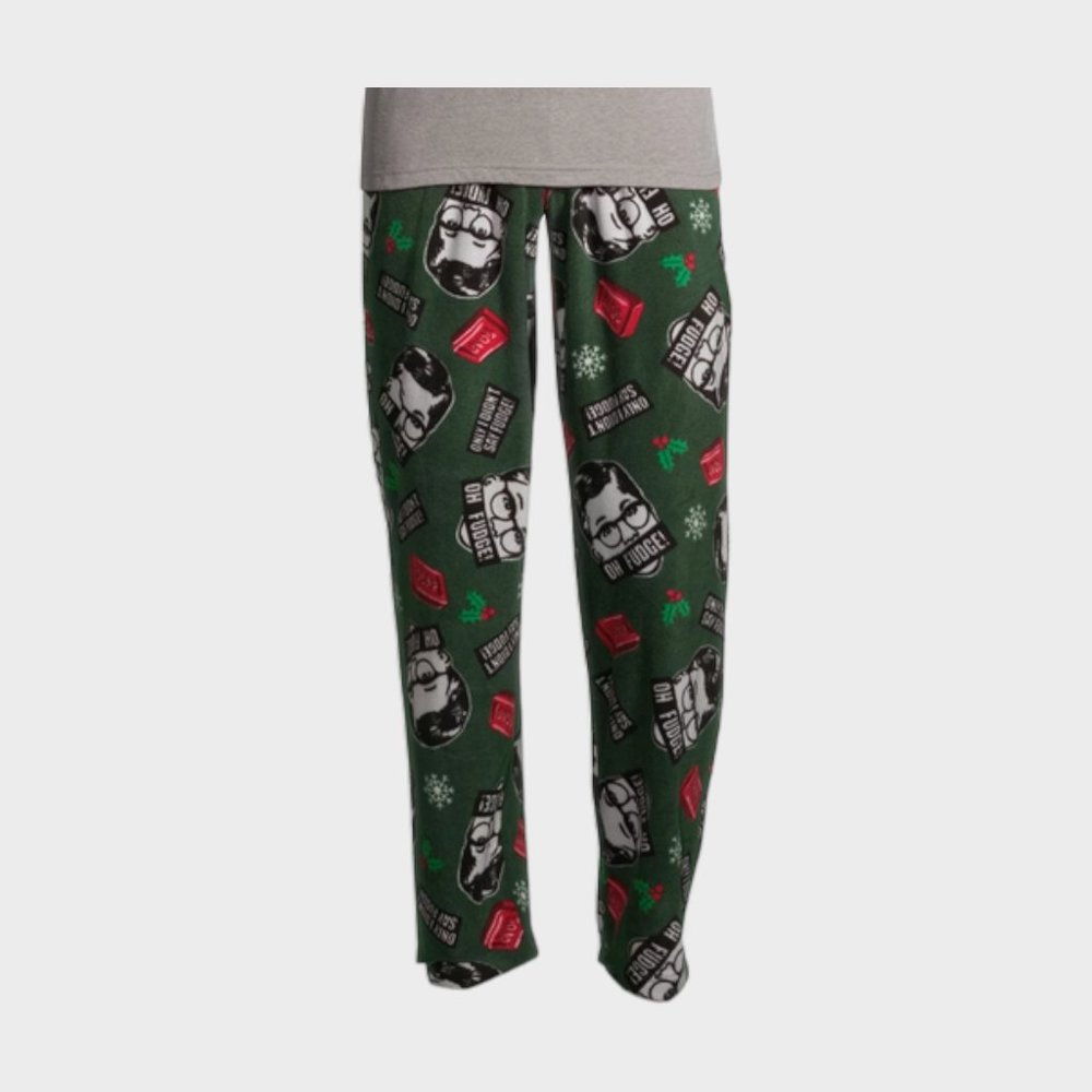 Briefly Stated 'A Christmas Story' Fleece Pajama Bottoms size XL